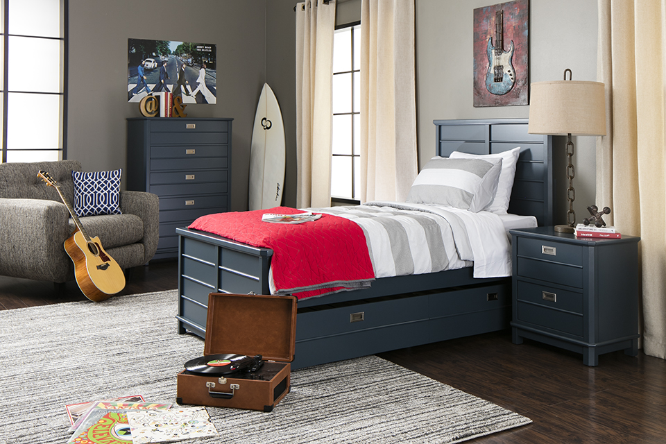 Kathleen Bedroom Collection Blue